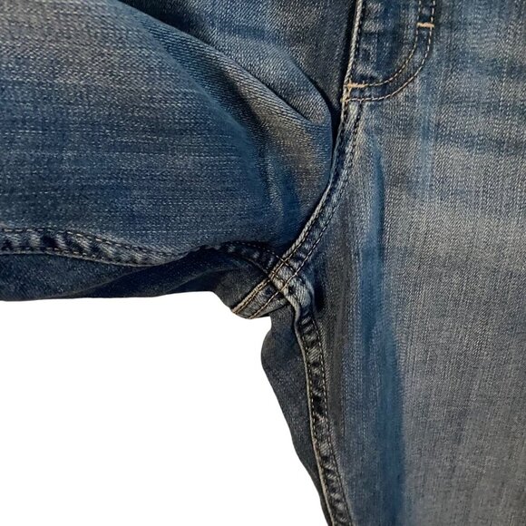 Lee Women Regular Fit Straight Leg Mid Rise Med Wash Jeans Denim Size14p Petite - Picture 5 of 10